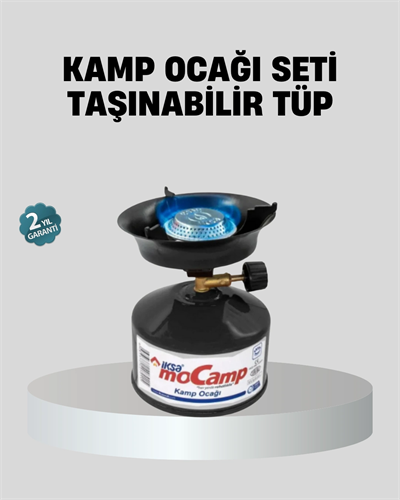 Taşınabilir Kamp Ocağı Seti Pişirme Alanı Ayarlanabilir Alev
