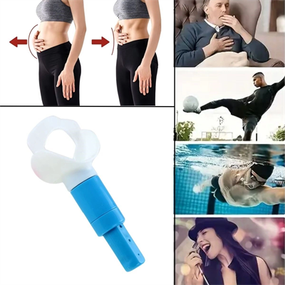Taşınabilir Karın Kası Çalıştırıcı Solunum Egzersiz Eğitmeni Nefes Egzersiz Aparatı Bx40