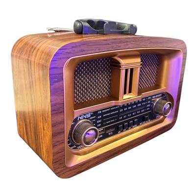 Taşınabilir Klasik AM/FM/SW  Retro Ev Radyo USB ile Şarj Olabilen Retro Radyo (3936)
