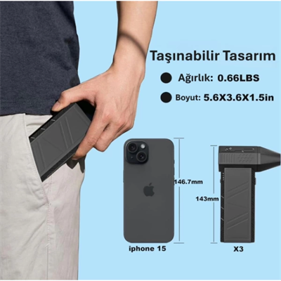 Taşınabilir Kompakt Jet Fan