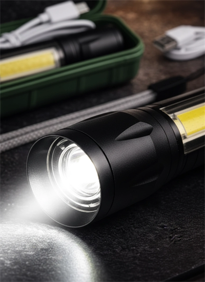 Taşınabilir LED El Feneri Su Geçirmez Kamp Yürüyüş Gece Kullanımı