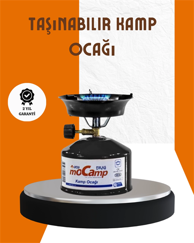 Taşınabilir Metal Gövdeli Kamp Ocağı Seti