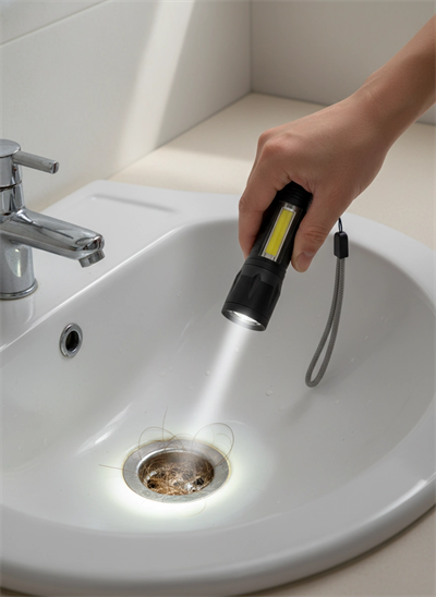 Taşınabilir Metalik LED El Feneri Uzun Pil Ömürlü Kamp Aracı