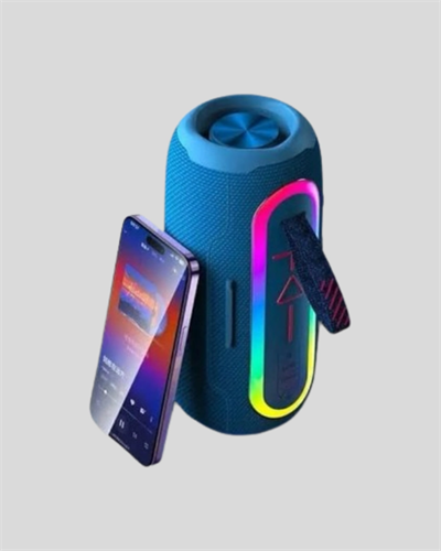 Taşınabilir Mini Bluetooth Hoparlör Güçlü Ses ve Şık Kırmızı Tasarım