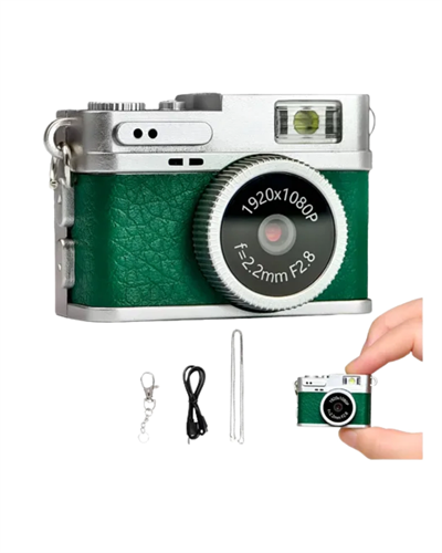 Taşınabilir Mini Dijital Kamera 1080P HD Video ve Fotoğraf Çekim