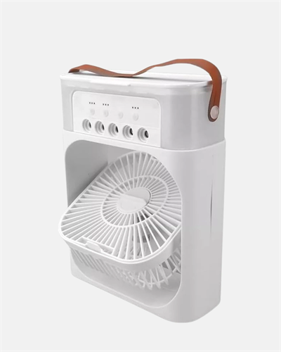 Taşınabilir Mini Klima Fan 3’ü 1 Arada Soğutucu, Nemlendirici ve Gece Lambası