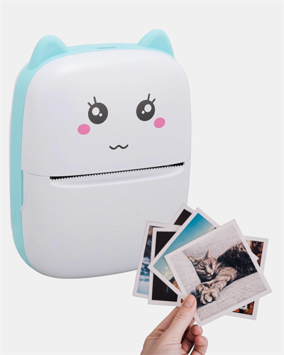 Taşınabilir Mini Termal Yazıcı 200 DPI Bluetooth Bağlantılı