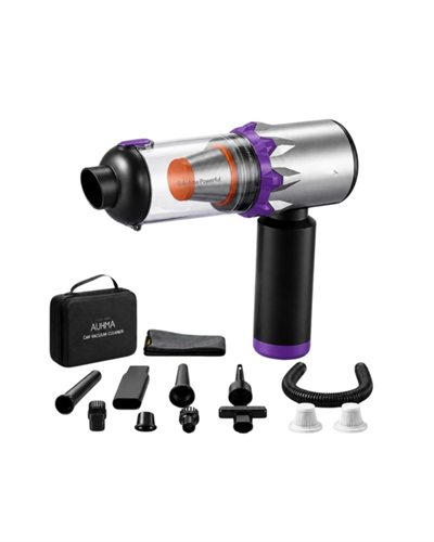 Taşınabilir Oto Süpürge 220W Turbo Güçlü Metal HEPA Filtreli Kablosuz Süpürge
