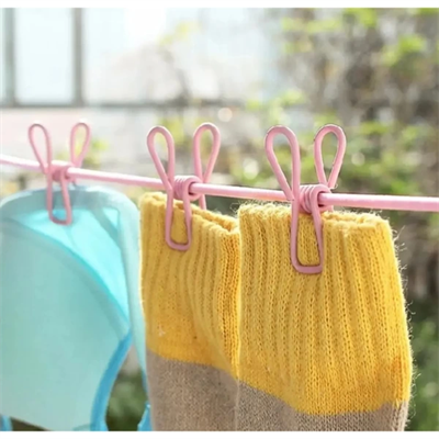 Taşınabilir Pratik Mandallı Çamaşır İpi