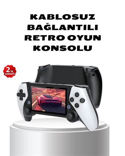 Taşınabilir Retro Oyun Konsolu – 4.3 İnç Ekran, 64 GB Hafıza ve Klasik Oyun Arşivi