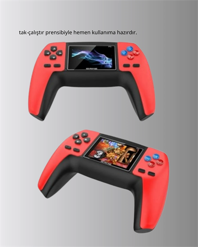 Taşınabilir Retro Oyun Konsolu – 520 Efsane Oyun Tek Cihazda