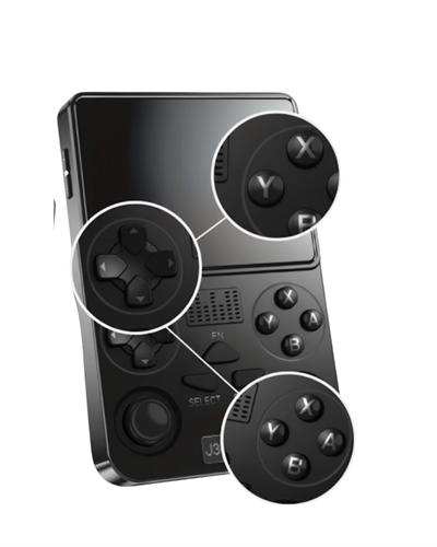 Taşınabilir Retro Oyun Konsolu 3.5 İnç Ekran Wi-Fi Destekli