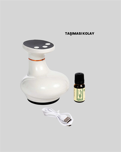 Taşınabilir Şarjlı Masaj Cihazı Kupa Terapisi Sıcak Masaj