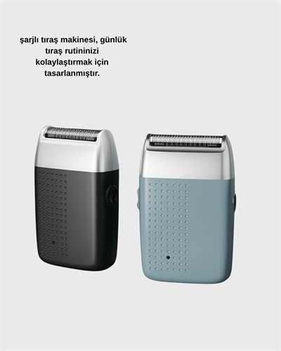 Taşınabilir Şarjlı Tıraş Makinesi – Kuru Kullanım, Özel Sakal Başlıkları