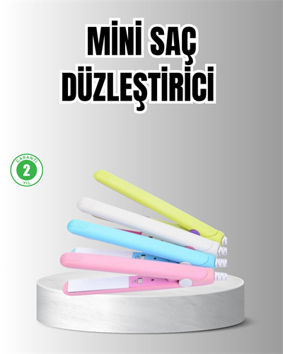 Taşınabilir Seramik Kaplama Mini Saç Düzleştirici – Seyahat ve Günlük Kullanım İçin İdeal