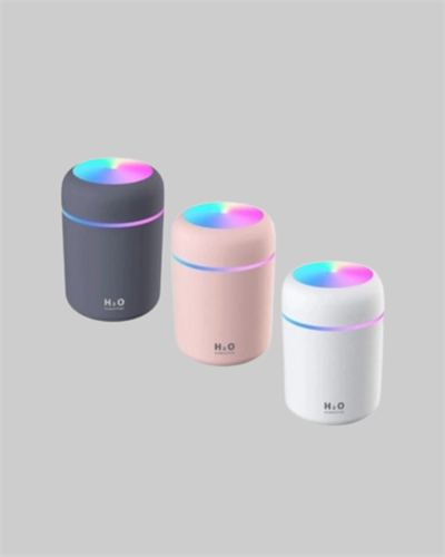 Taşınabilir USB Mini Nemlendirici – LED Aydınlatmalı, Çift Püskürtme Modu