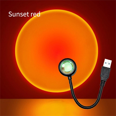Taşınabilir Usb Sunset Lamba: Ev Ve Araba İçin Ambiyans Işığı