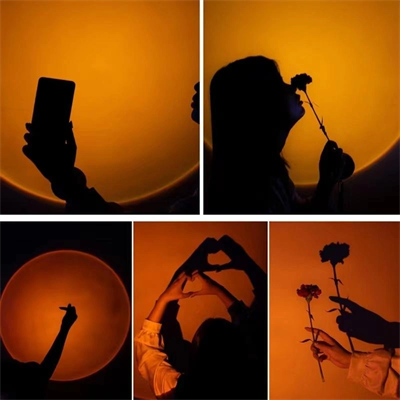 Taşınabilir Usb Sunset Lamba: Ev Ve Araba İçin Ambiyans Işığı