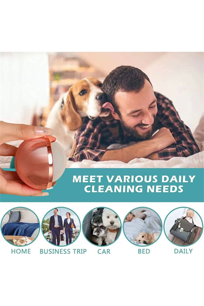 Taşınabilir Yıkanabilir Giysiler Yapışkan Saç Topu