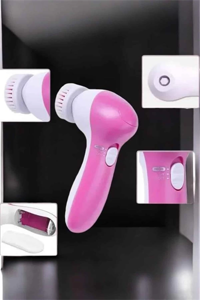 Taşınabilir Yüz Temizleme Cihazı Masaj, Peeling, Temizlik 5 Başlıklı