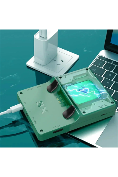 Taşınabilir mini el oyun konsolu 3,5 inç ekran oyunlu yeşil renk bluetooth yok - Elektronik