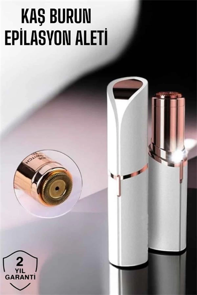 Taşınabilir ve Şık Yüz Kaş Epilatörü Hassas Ciltlere Özel
