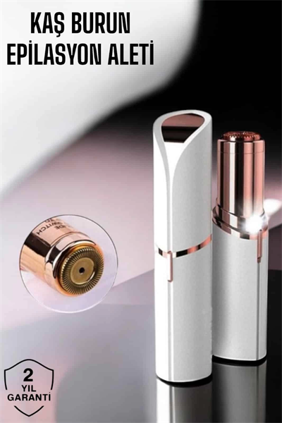 Taşınabilir ve Şık Yüz Kaş Epilatörü Hassas Ciltlere Özel