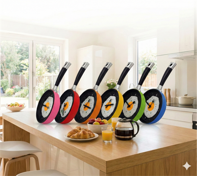 Tava Konseptli Duvar Saati