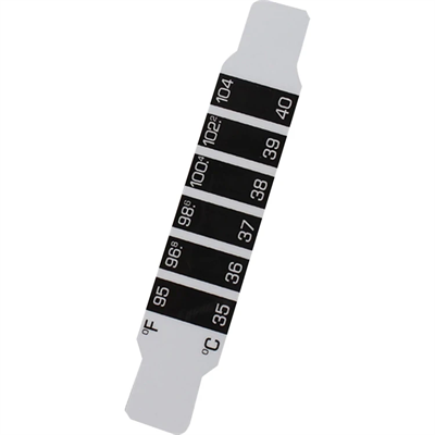 Tek Kullanımlık Ateş Ölçer Şerit Derece - Pratik Bükülebilir Vücut Termometresi 1 Adet BX-316783