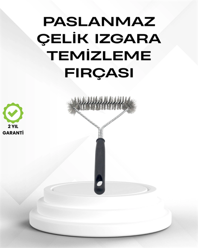 Tel Izgara Temizleme Fırçası BBQ Sonrası Kolay Temizlik