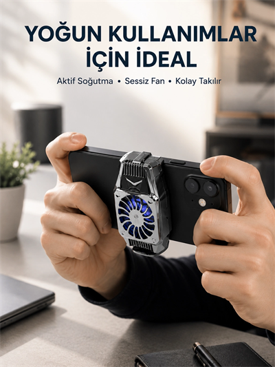 Telefon Isınmasını Azaltan Aktif Fanlı Soğutucu Sistemi