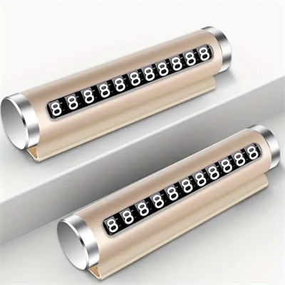 Telefon Numarası Plaka Silindiri Ayarı Renkli Metal Alüminyum Araba Geçici Park Kartı Evrensel Moda Oto Aksesuarları Bx40