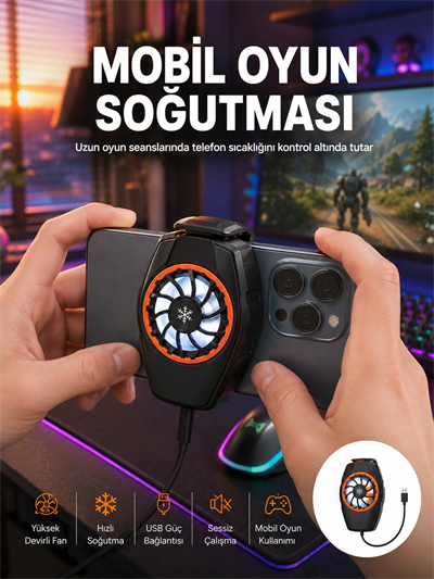Telefon Soğutucu Cep Telefon Soğutma Fanı Radyatör