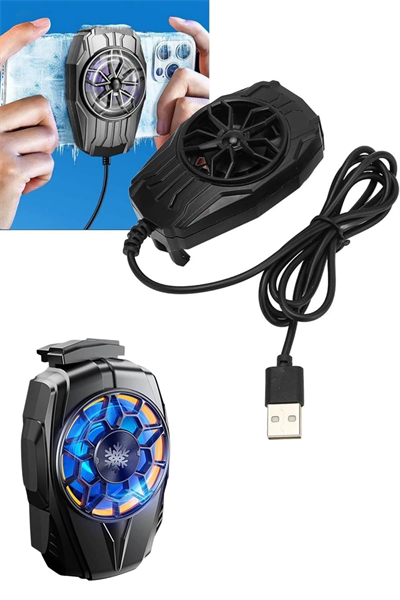 Telefon Soğutucu Fan Güçlü Motor Radyatör Cep Telefon Soğutma