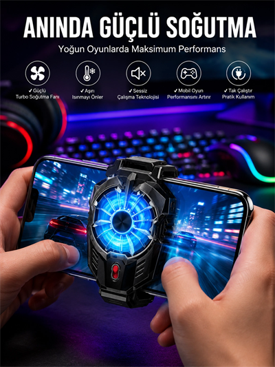 Telefon Soğutucu Fanlı Güçlü Motor Radyotör Soğutucu