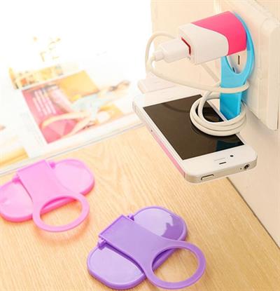 Telefon Tutucu Priz İçin Şarj Standı (3936)