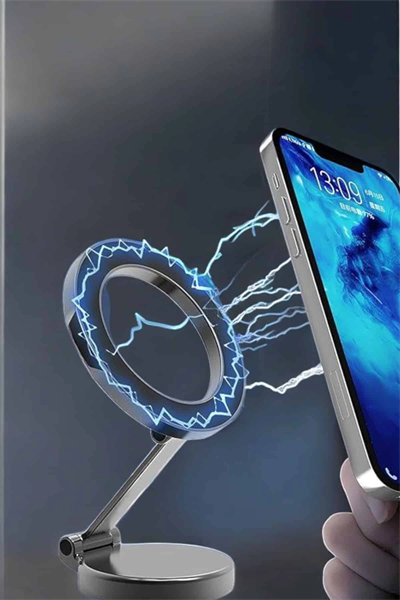 Telefon Tutucu Tüm Arabalara Uyumlu Araç İçi Katlanabilir Manyetik Tasarım