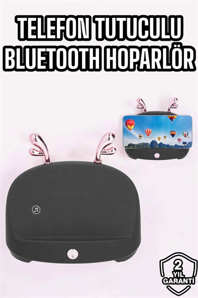 Telefon Tutuculu Akıllı Hoparlör Yüksek Ses Kaliteli Hoparlör