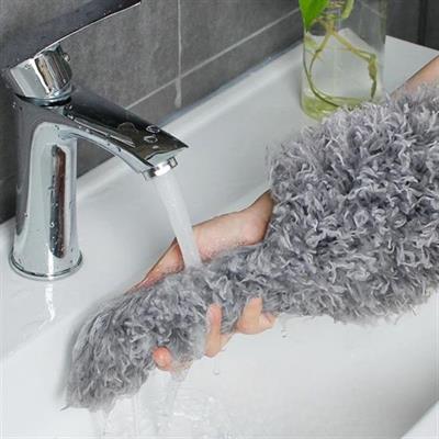 Teleskopik 3'lü Mop Toz Alma Püskülü Çok Fonksiyonlu Temizlik Seti (3936)