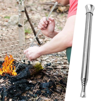 Teleskopik Ateş Başlatıcı Outdoor Üfleme Borusu 63 Cm Bx40
