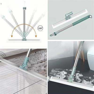 Teleskopik Oynar Başlıklı Cam,Zemin Silme Aparatı Çekçek (3936)