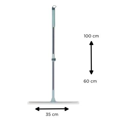 Teleskopik Oynar Başlıklı Cam,Zemin Silme Aparatı Çekçek (3936)