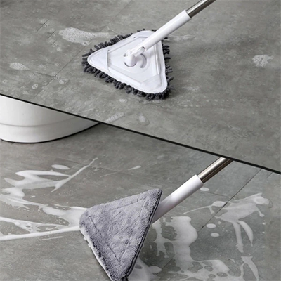 Teleskopik Saplı 150 Cm Üçgen Mop Cam Duvar Tavan Fayans Parke Temizleyici Mop Bx40