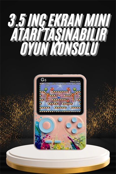 Televizyona Bağlanan Çift Joystick Taşınabilir Klasik Retro Oyunlu