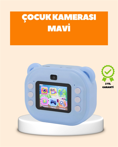 Termal Baskı Teknolojili Anında Fotoğraf Kamerası – 24MP Çift Lens, 32GB Hafıza