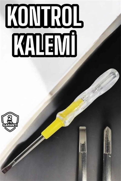 Test Cihazı Kontrol Kalemi Çift Başlıklı Şeffaf Elektrik Testi
