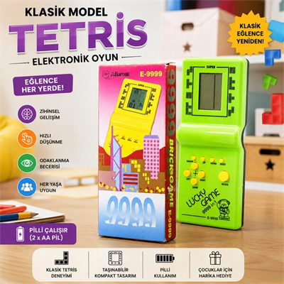 Tetris 9999ın1 Brıck Game Bx40