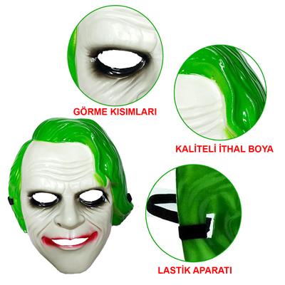 The Dark Knight Joker Maskesi Yeşil (3936)