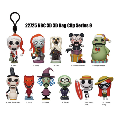 The Nightmare Before Christmas Klipsli Figür Seri 9