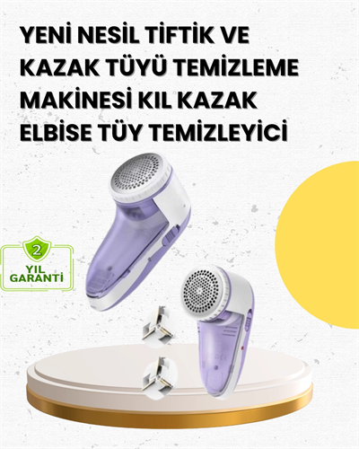 Tiftik ve Tüy Toplama Cihazı – 200ml Hazne, Kompakt Boyut